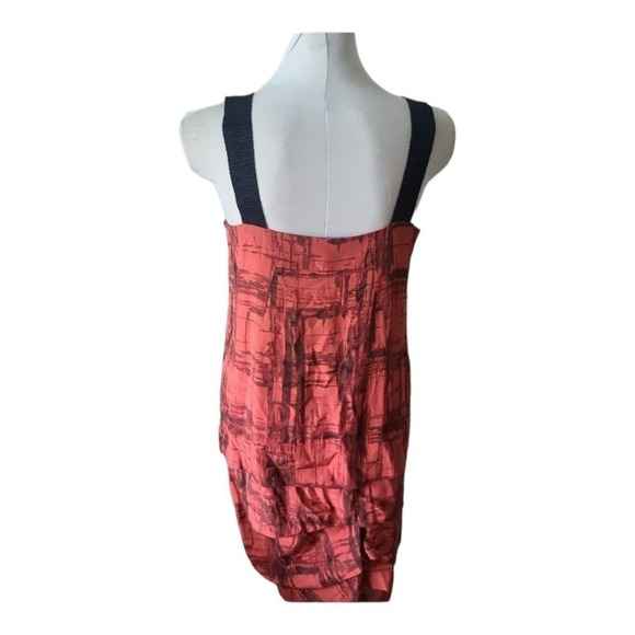 Nwot Vera Wang lavander label Silk Bottom Ruched Sleeveless Dresss 10 - Picture 2 of 9